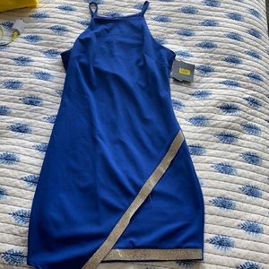 Sexy blue dress